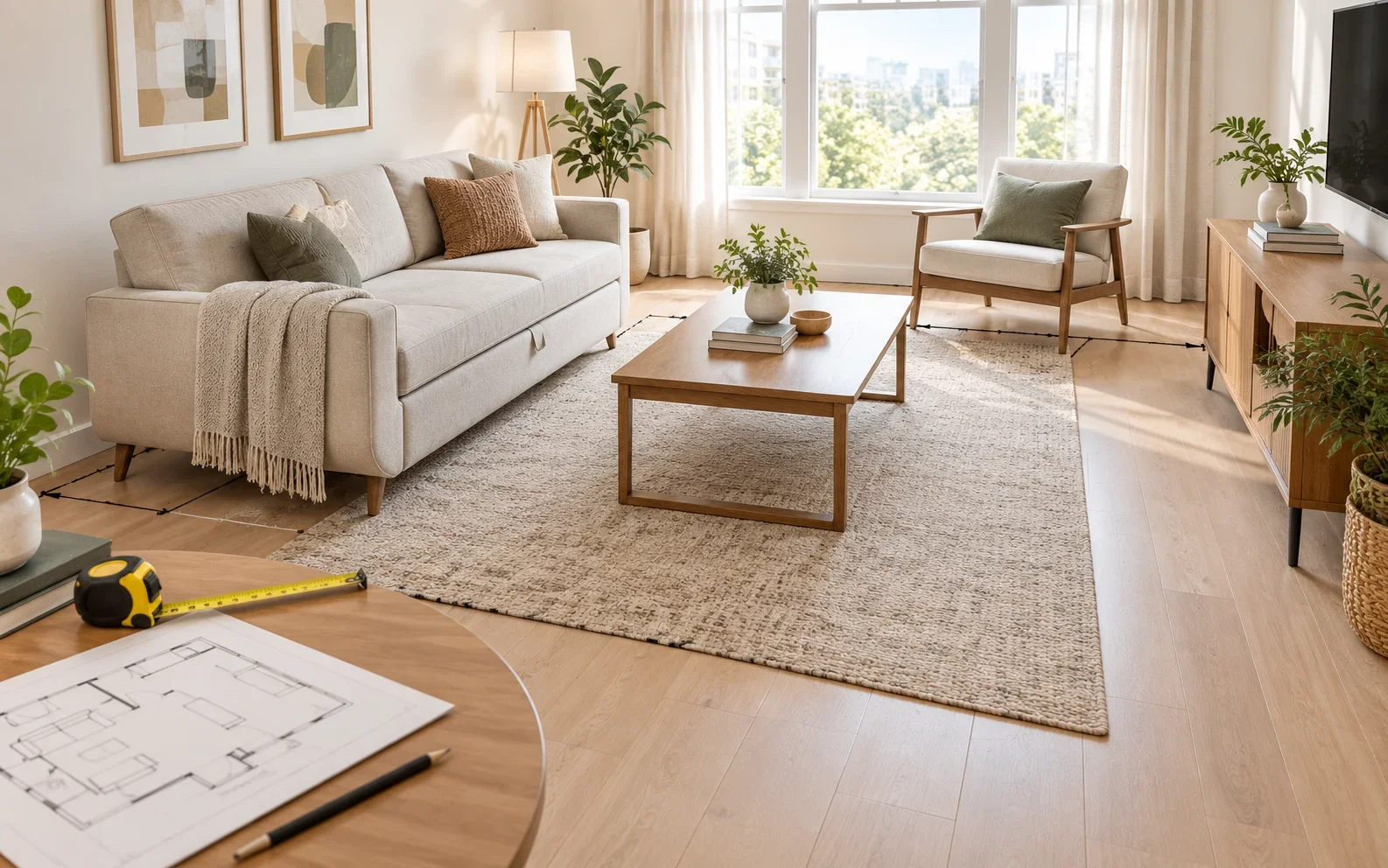 Sleeper Sofa Placement Guide - Living room layout and spacing tips