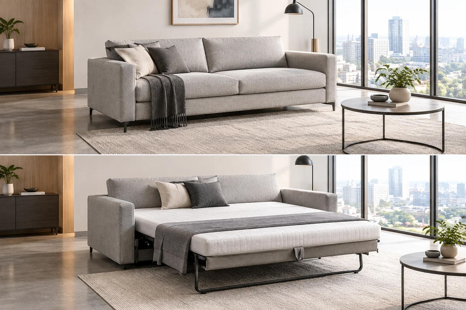 Modern Sleeper Sofa Style - Clean lines and contemporary design