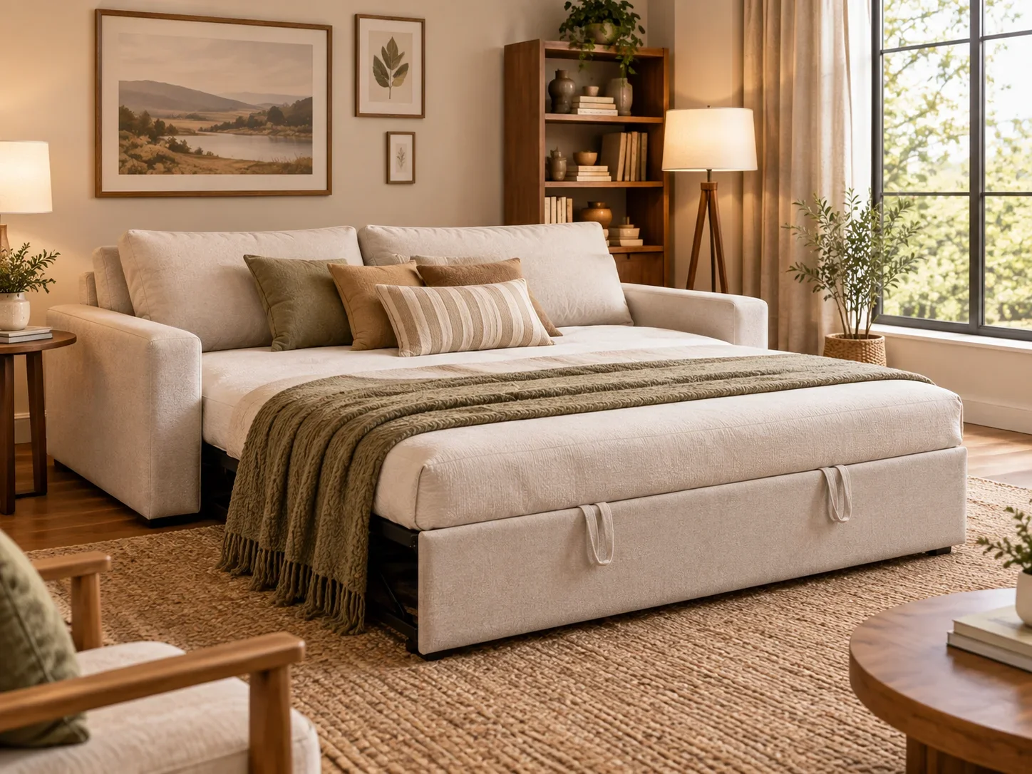 Queen Sleeper Sofas - Spacious queen-size convertible sofas for guest rooms
