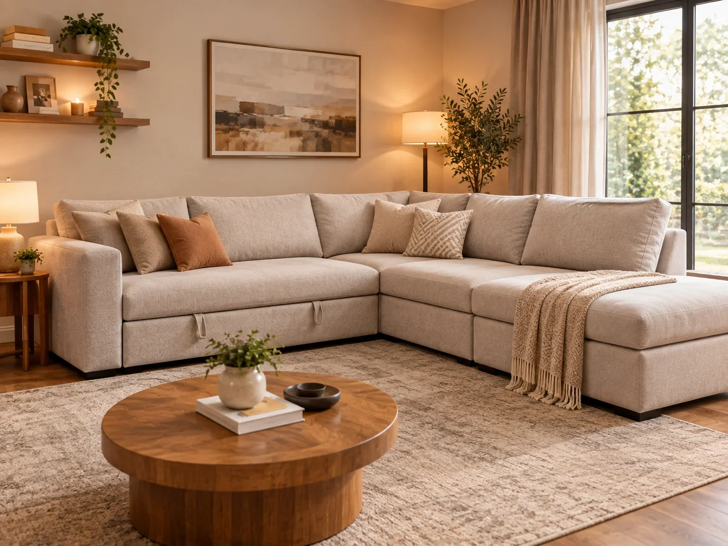 Sectional Sleeper Sofas - L-shaped sectionals with pull-out beds