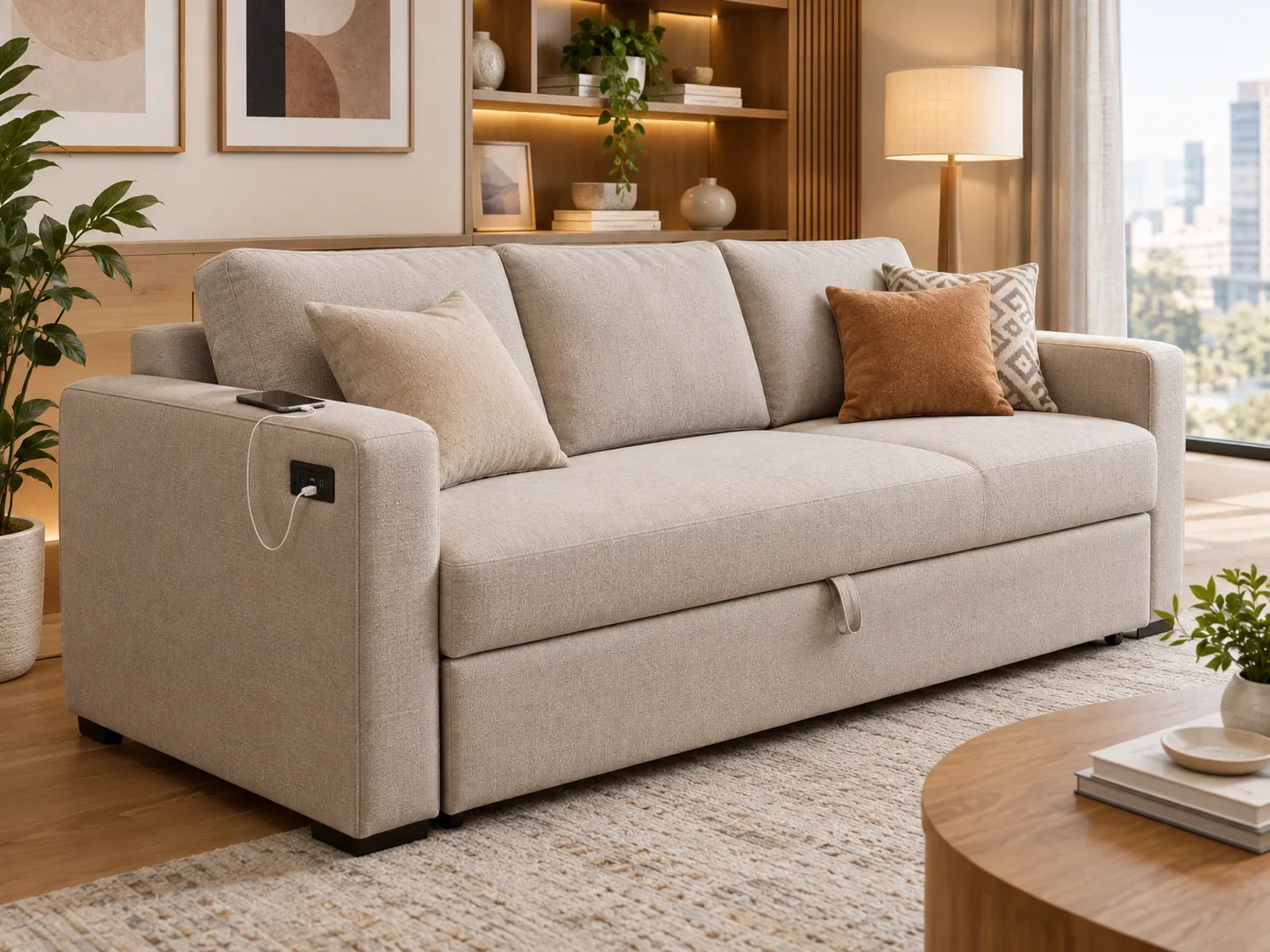 Sleeper Sofas with USB Ports - Smart sofas with built-in charging
